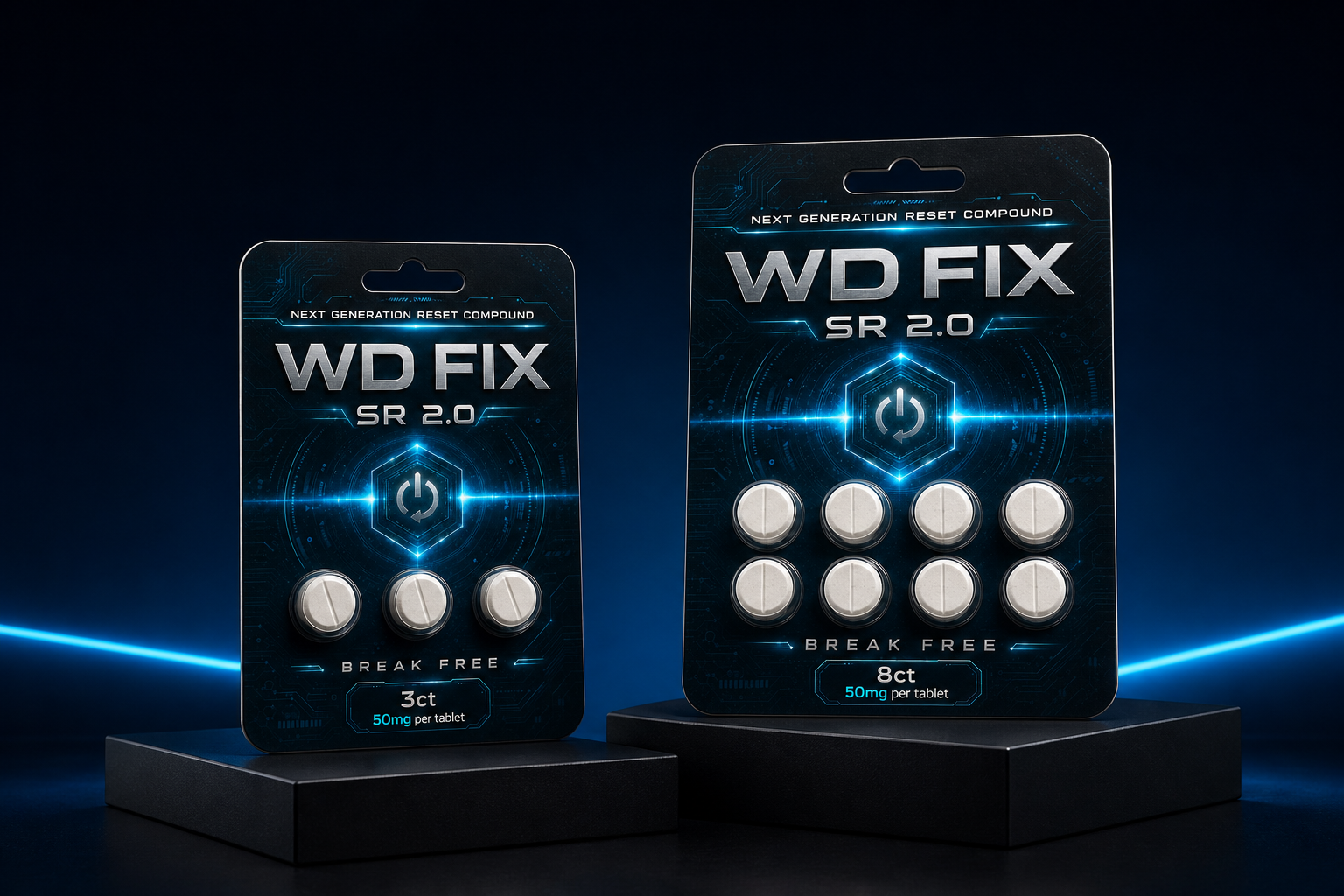 WD FIX 3ct and 8ct packs together